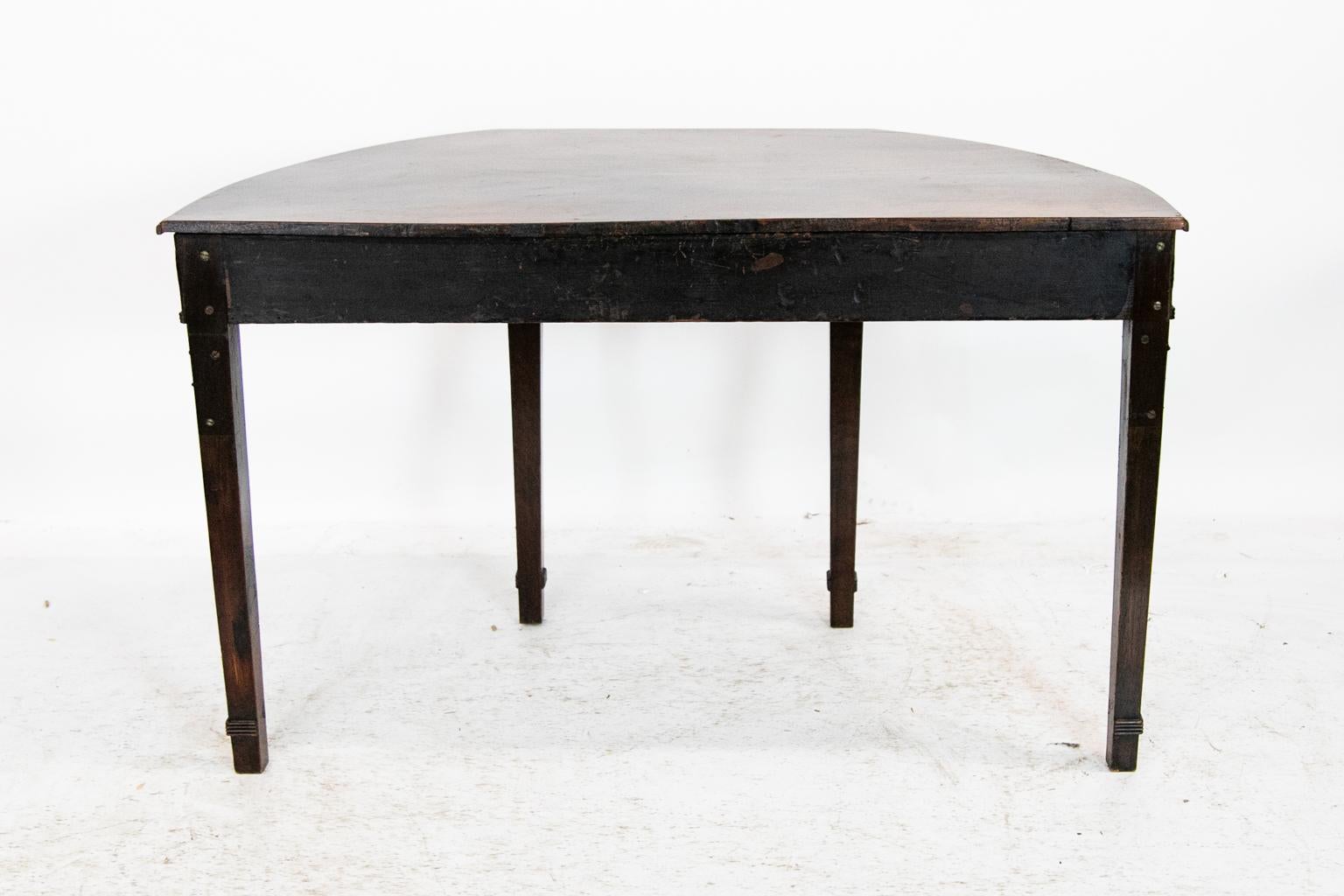 Carved Mahogany Console Table For Sale 2