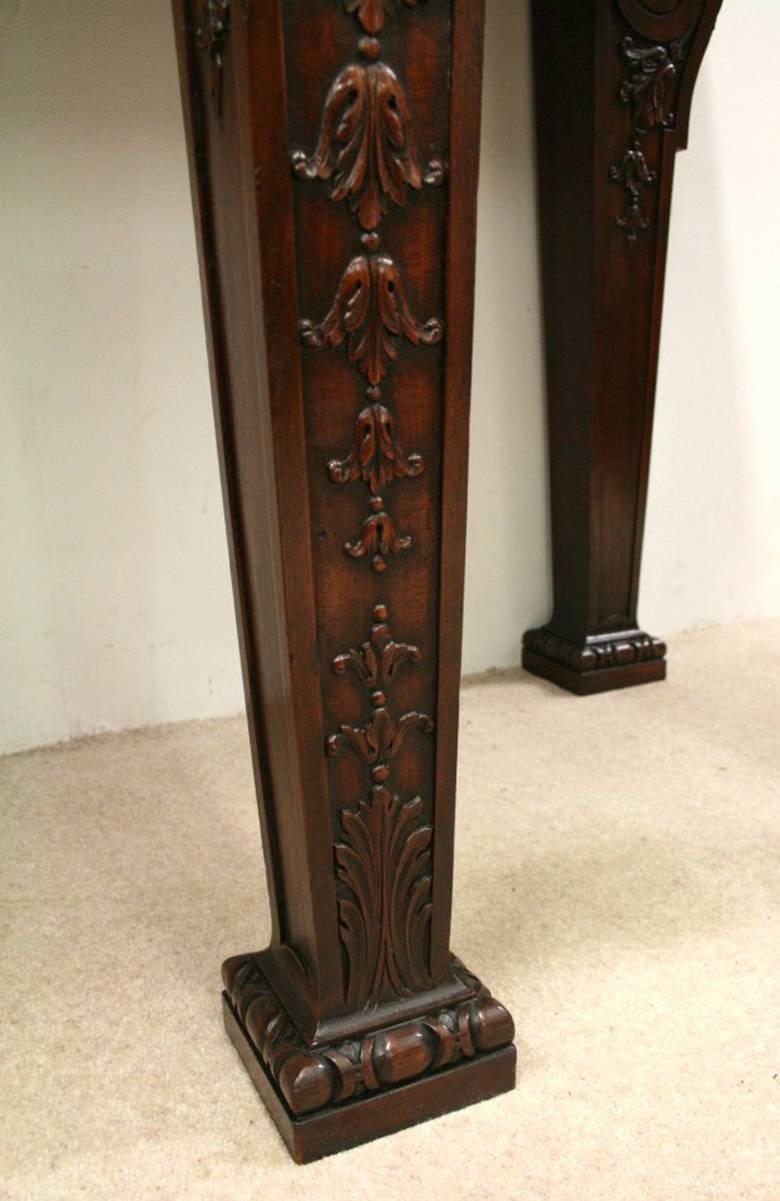 Carved Mahogany Serving Table in Manner of William Kent 8