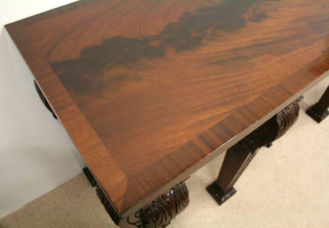 Carved Mahogany Serving Table in Manner of William Kent 2