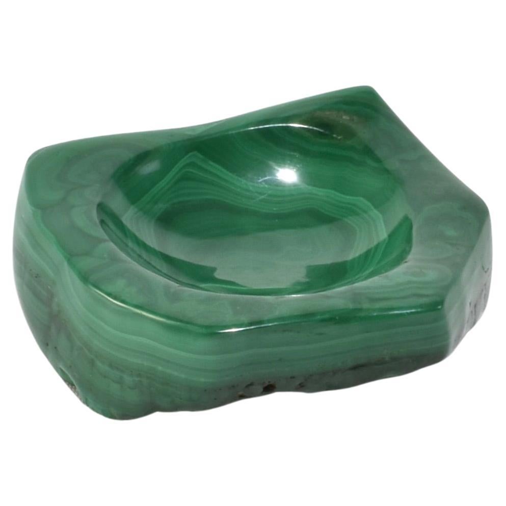 Catchall de malaquita tallada en venta