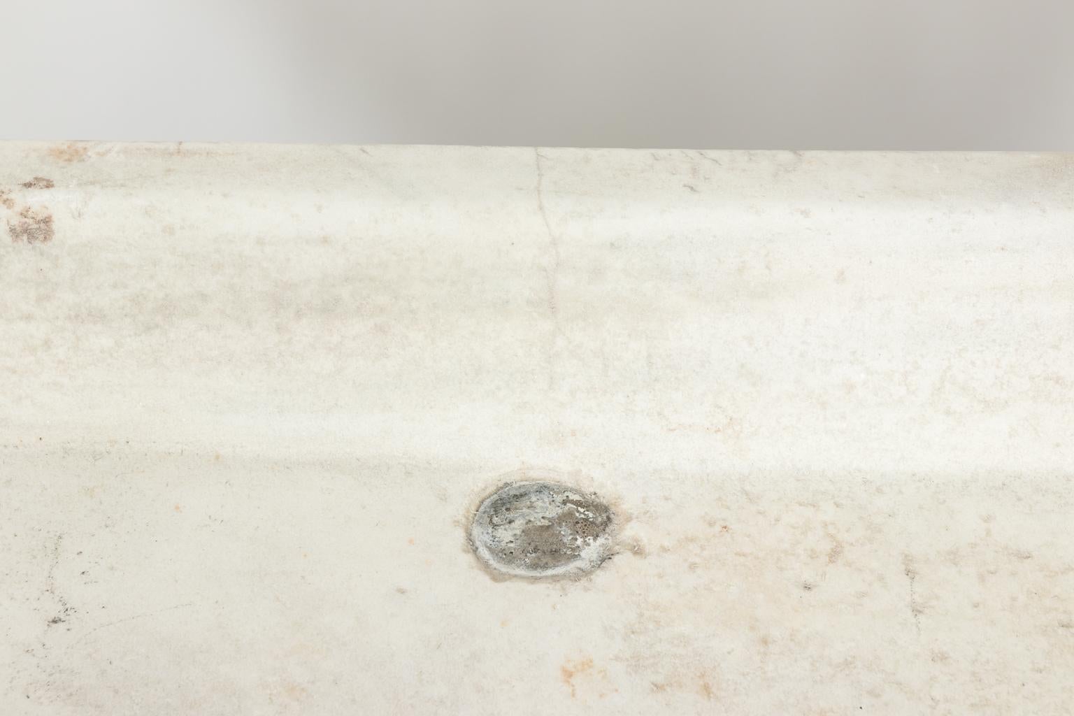 19th Century Carved Marble Sink