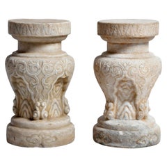 Carved Marble Stand