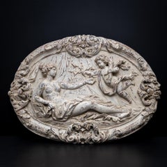 Carved medallion with Venus, 19th century