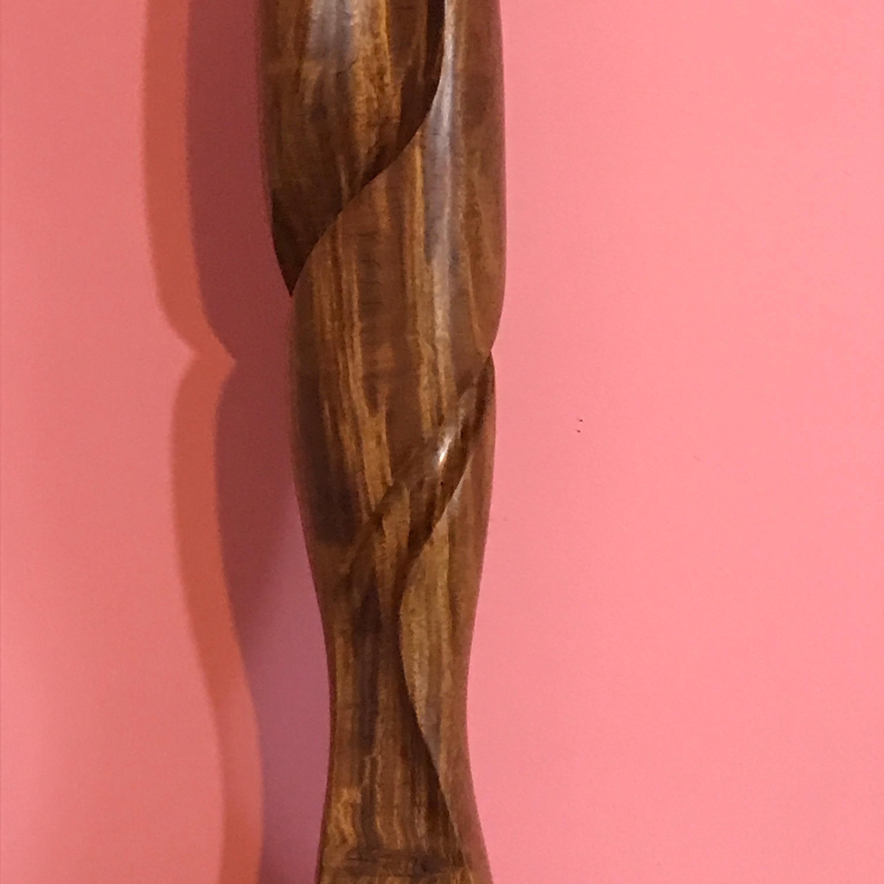 Carved Modern Wood Sculpture, Attributed to Henry Moretti 3