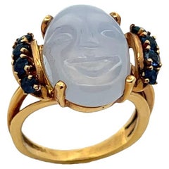 Carved Moonstone Ring