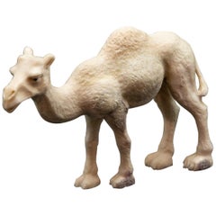 Carved Moose Antler Camel
