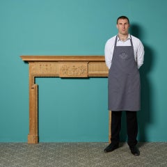 Carved Neoclassical Georgian Style Fire Mantel