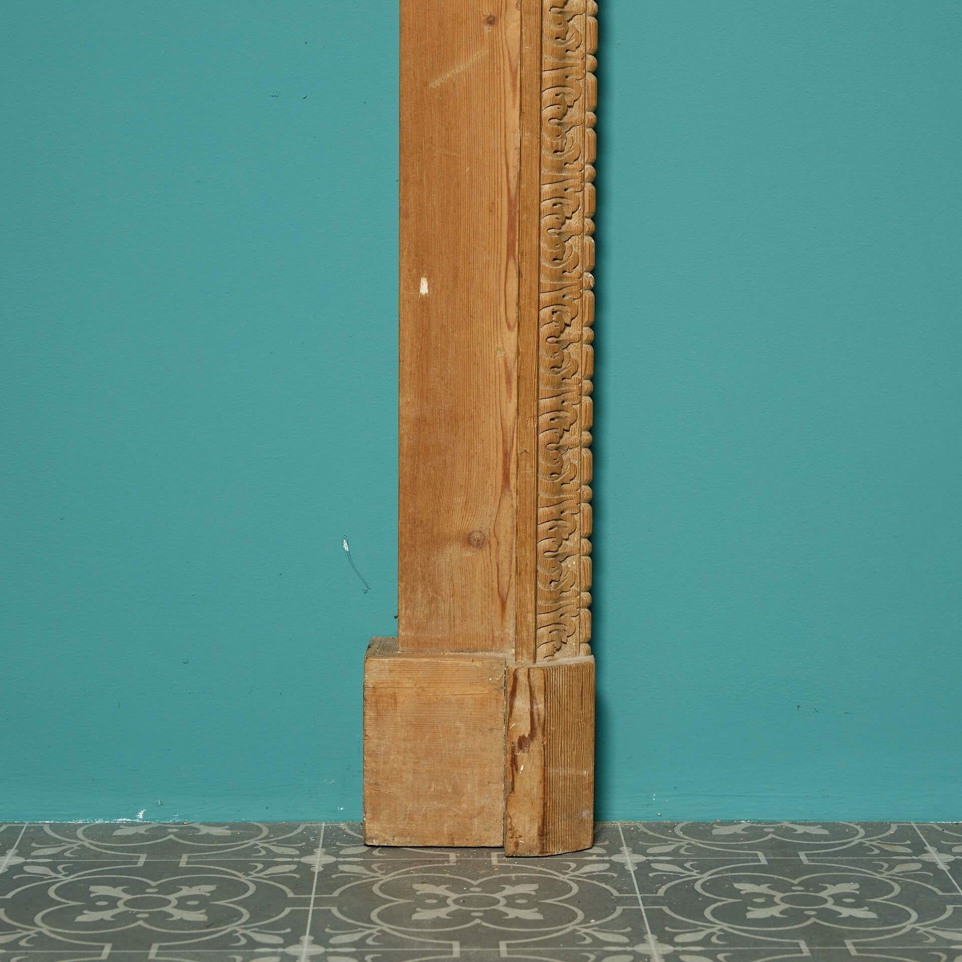 Repisa de chimenea neoclásica tallada de estilo georgiano en Bastante bueno estado para la venta en Wormelow, Herefordshire