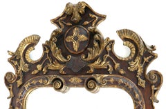 Carved Neoclassical Giltwood Mirror with Corinthian Columns and Acanthus Leaves