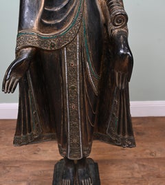 Carved Nepalese Buddha Statue Buddhist Sculpture Nepal