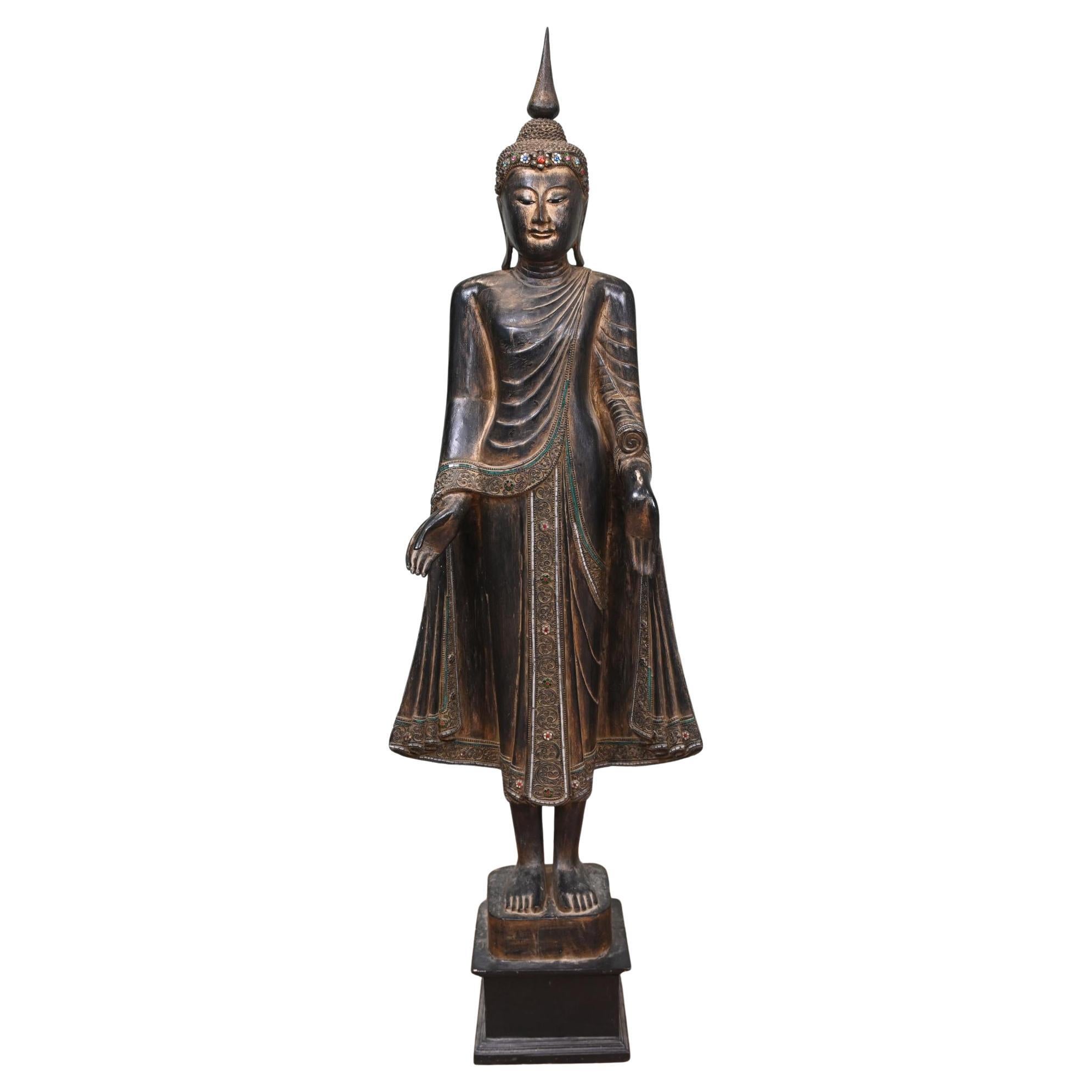 Estatua de Buda nepalí tallada Escultura budista Nepal
