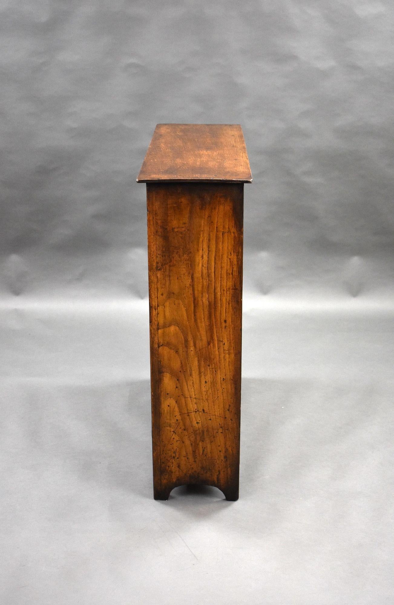 Carved Oak Bookcase/Cabinet For Sale 4