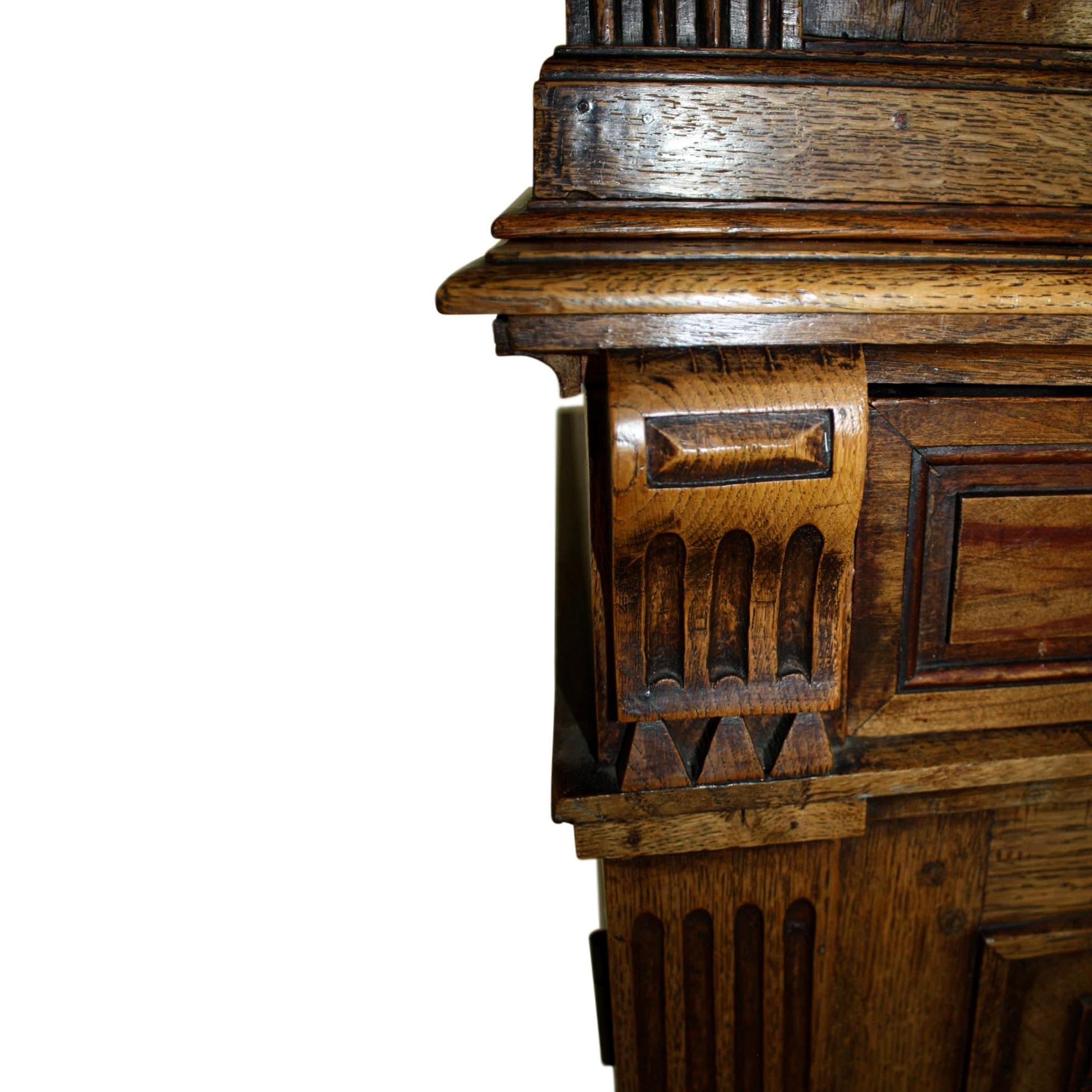 oak buffet hutch