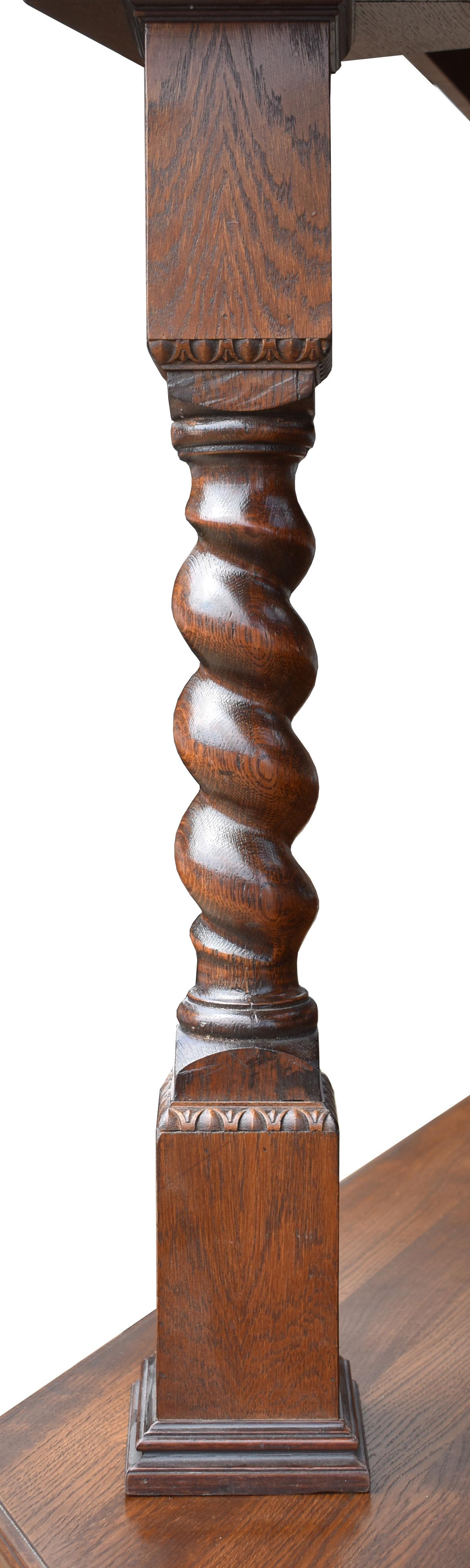 Carved Oak Canted Corner Bar 5