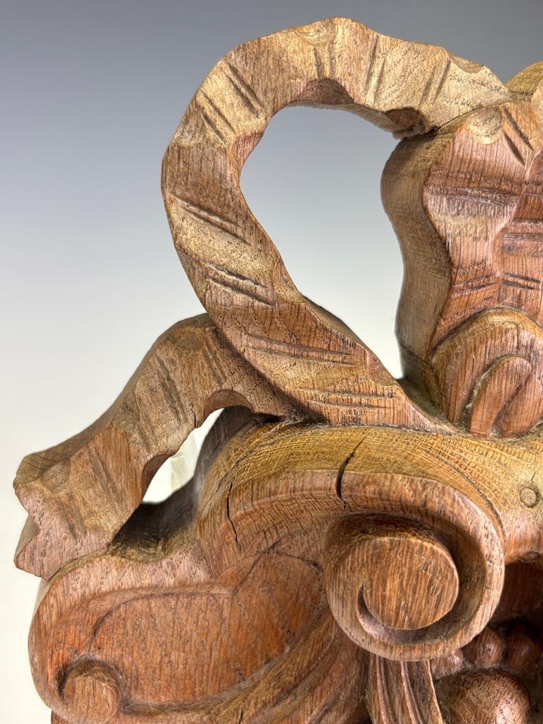 Cartouche di Oak intagliato in stile Luigi XV, circa 1880 in vendita 5