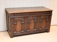 Carved Oak Coffer