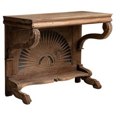 Carved Oak Console, Belgium, circa 1900