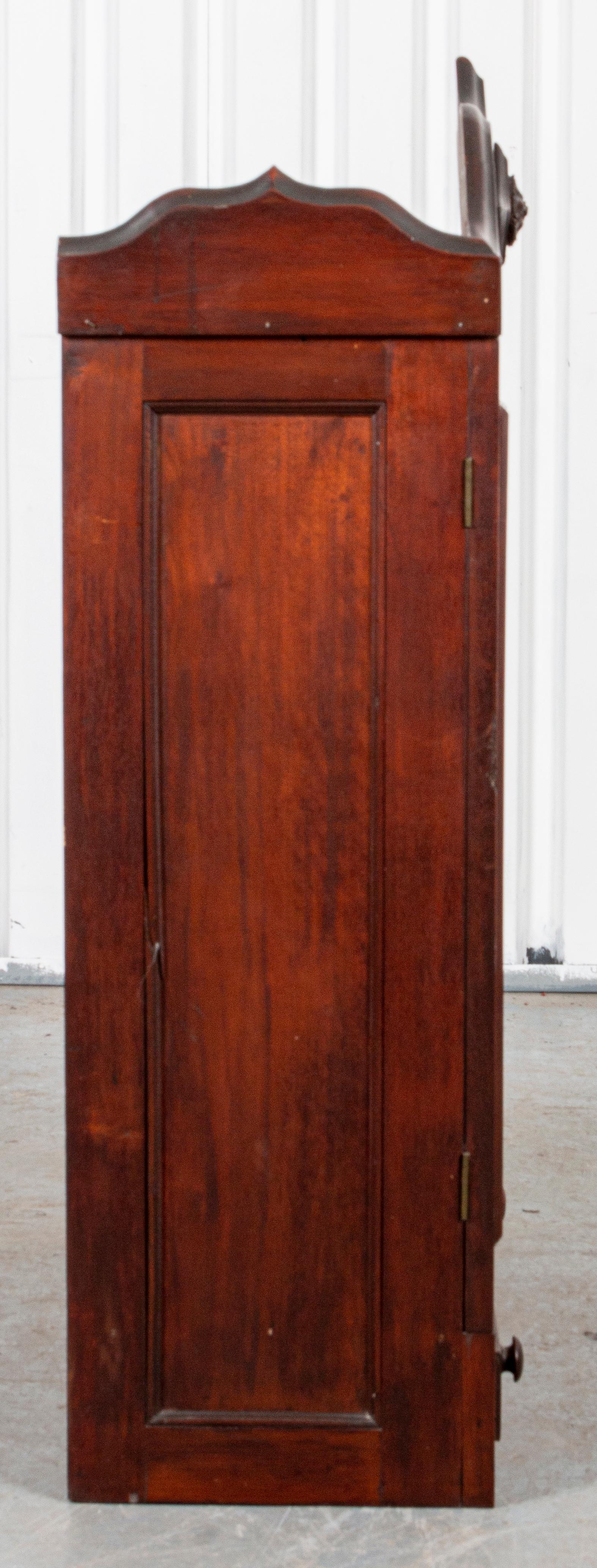 Carved Oak Cupboard In Good Condition For Sale In New York, NY