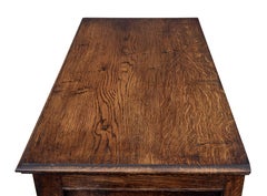 Carved oak gothic revival cupboard
