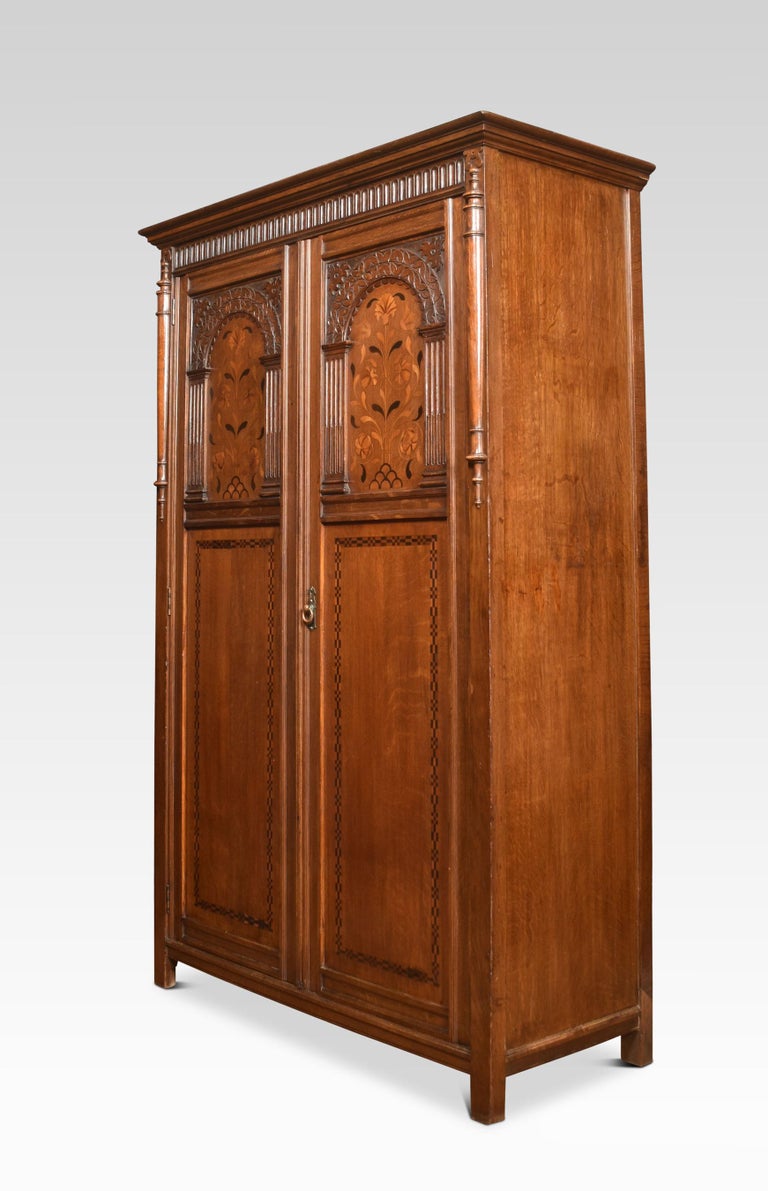 Carved Oak Hall Robe at 1stDibs