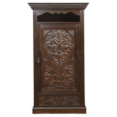 Carved Oak Hall Robe