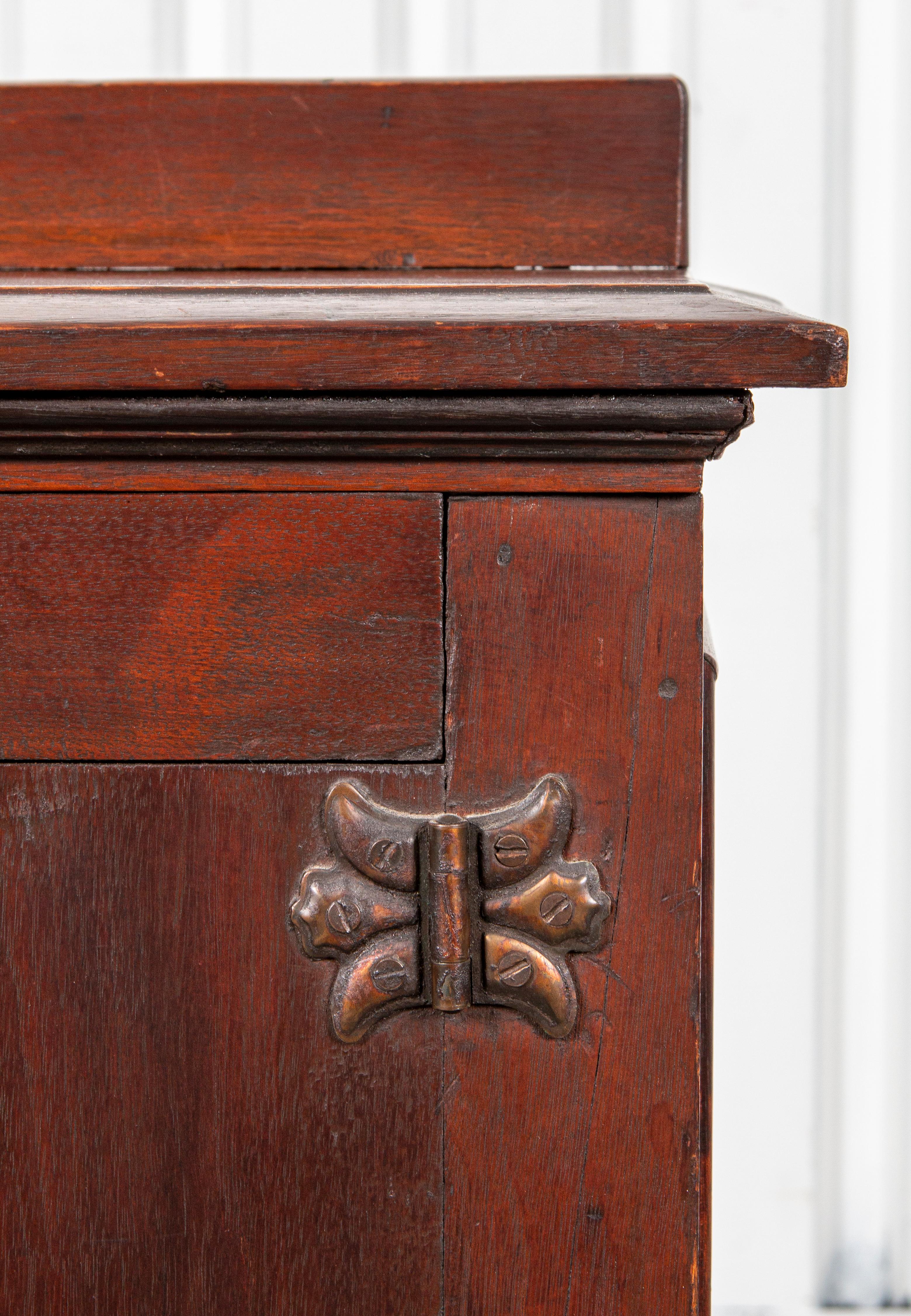 20th Century Carved Oak Hanging Cupboard