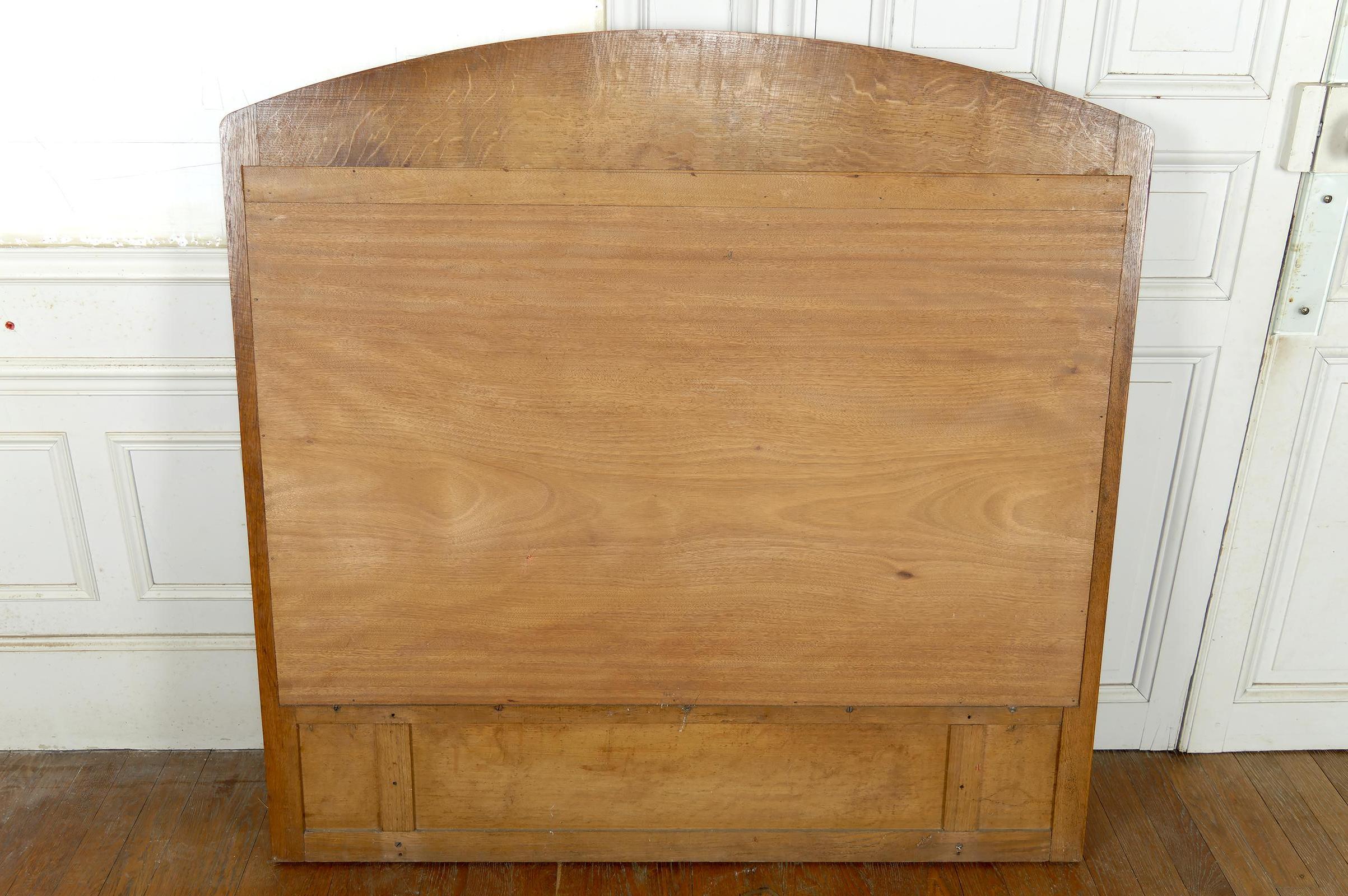 Specchio in Oak intagliato sul tema della vite, di Gauthier-Poinsignon, Art Nouveau in vendita 6