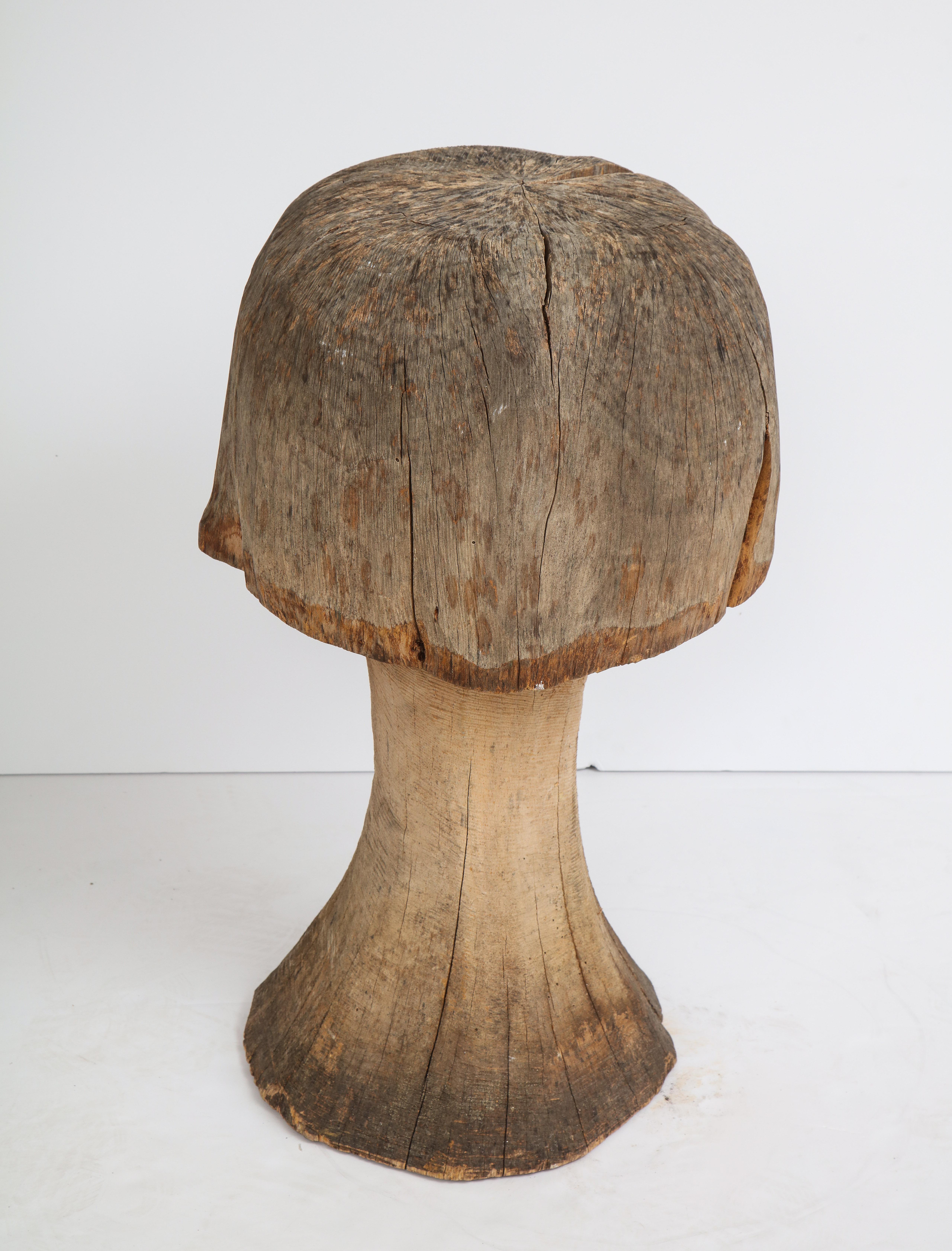Carved Oak Mushroom For Sale 5
