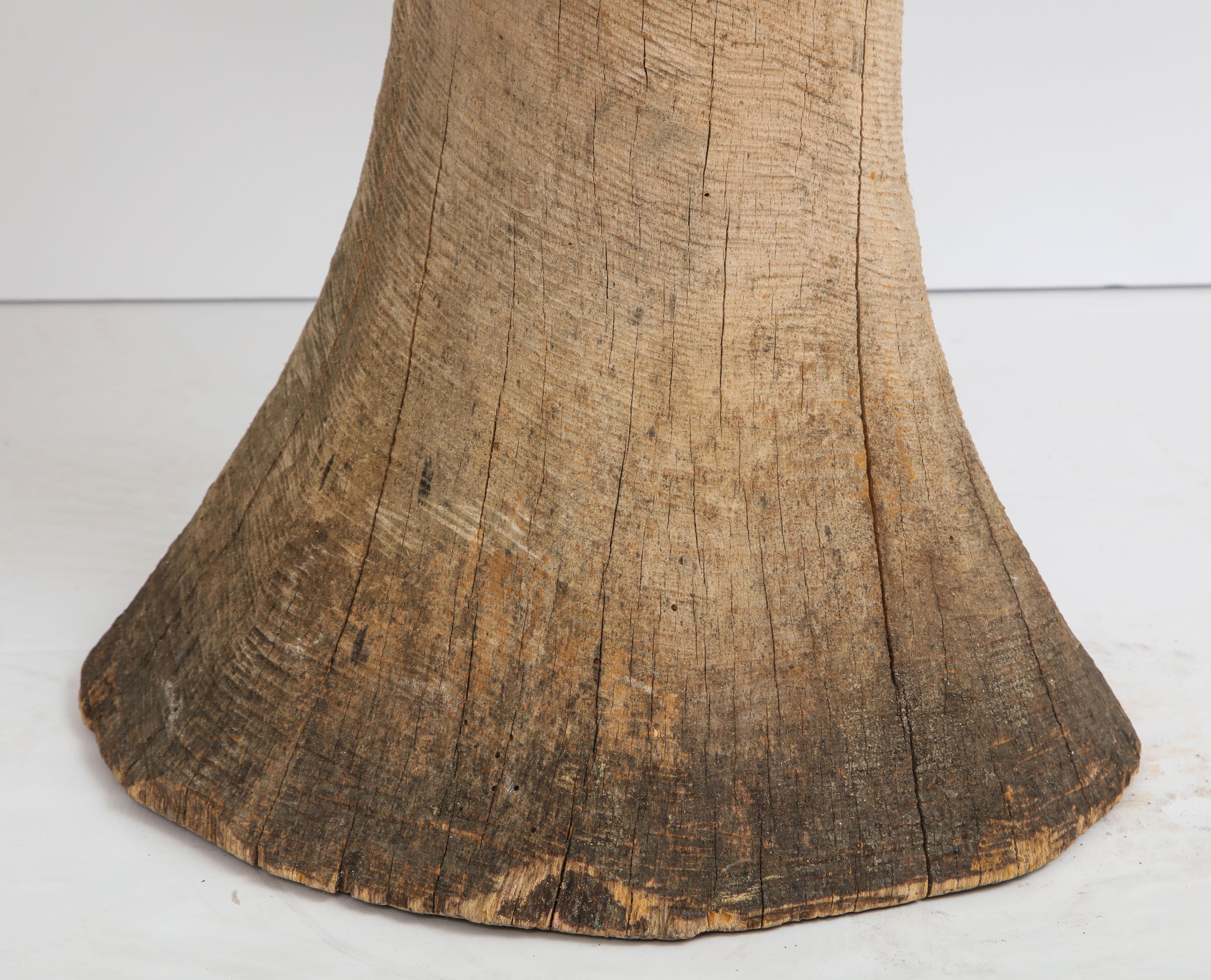 20th Century Carved Oak Mushroom For Sale
