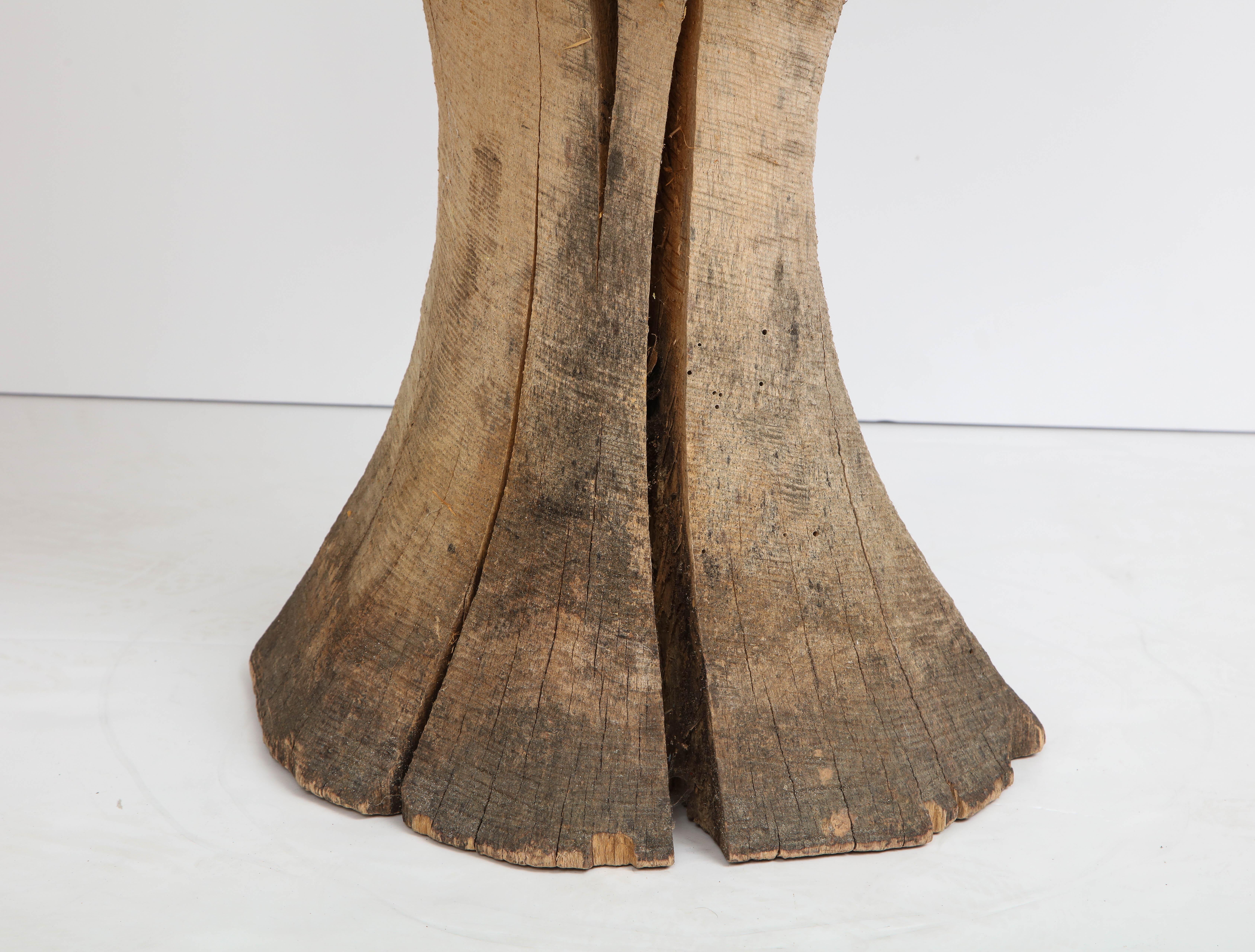 Carved Oak Mushroom For Sale 1