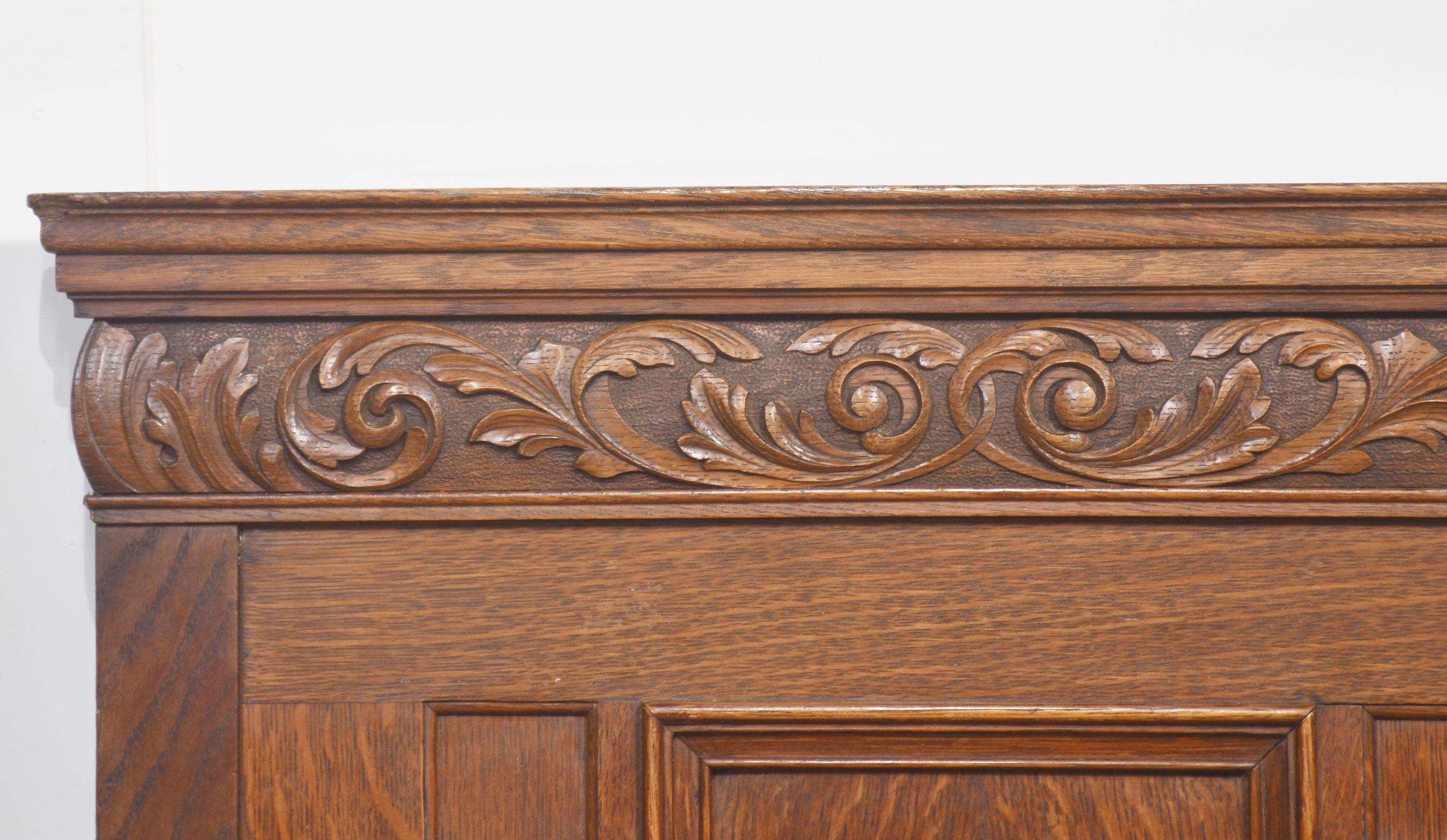 British Carved Oak Settle For Sale