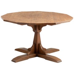 Carved Oak Table, circa 1930