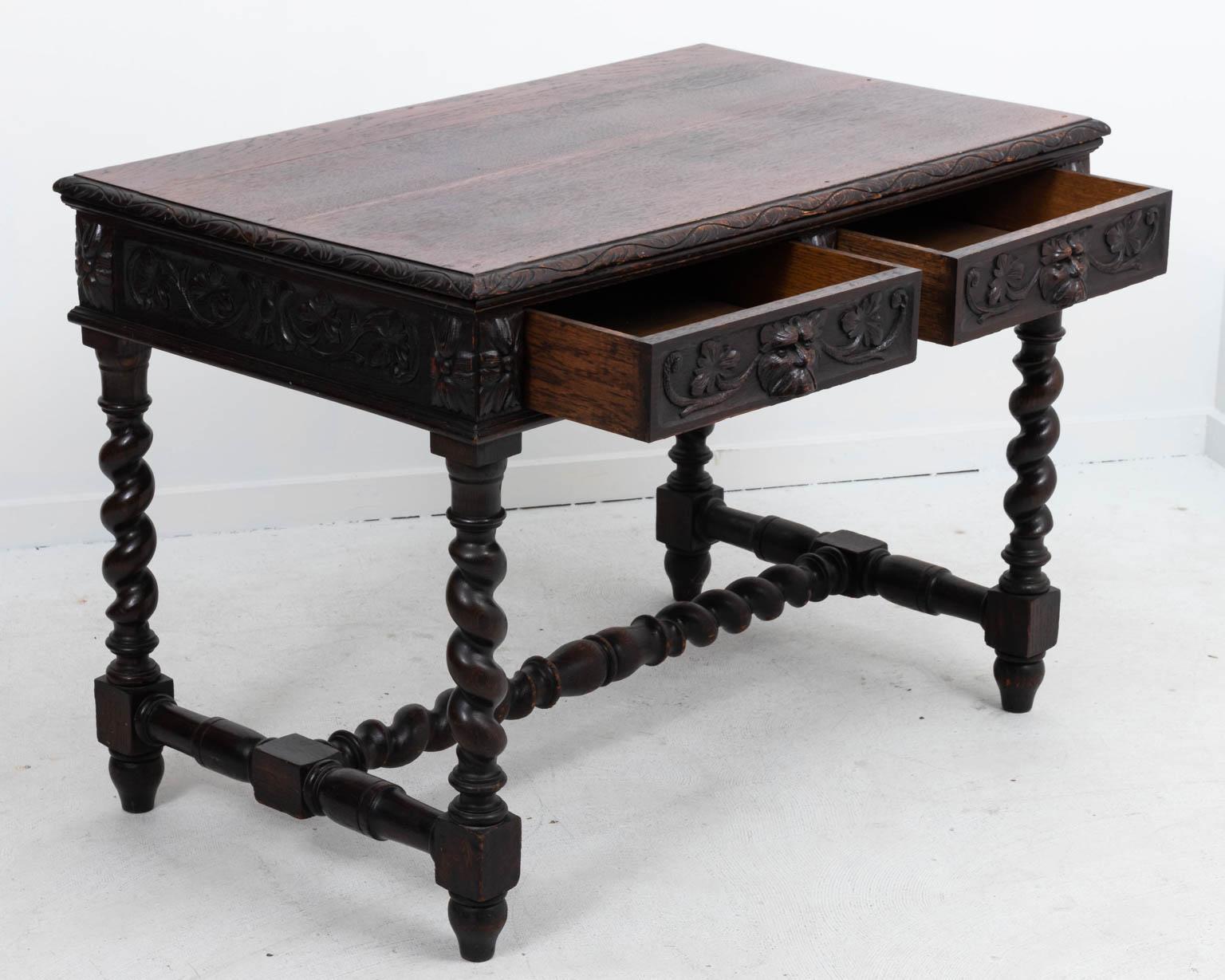 Carved Oakwood Table 9