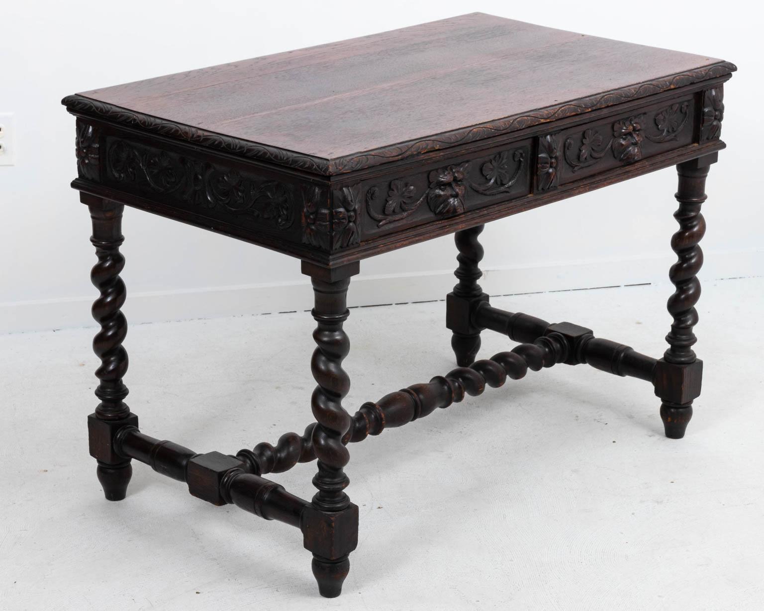 Carved Oakwood Table 10