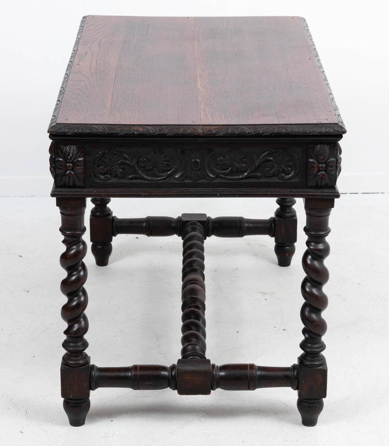 Carved Oakwood Table 11