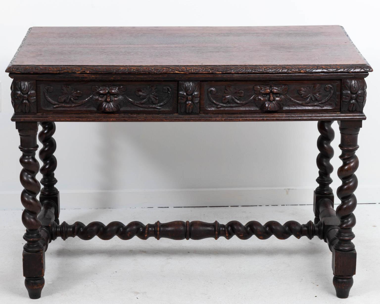 Carved Oakwood Table 3