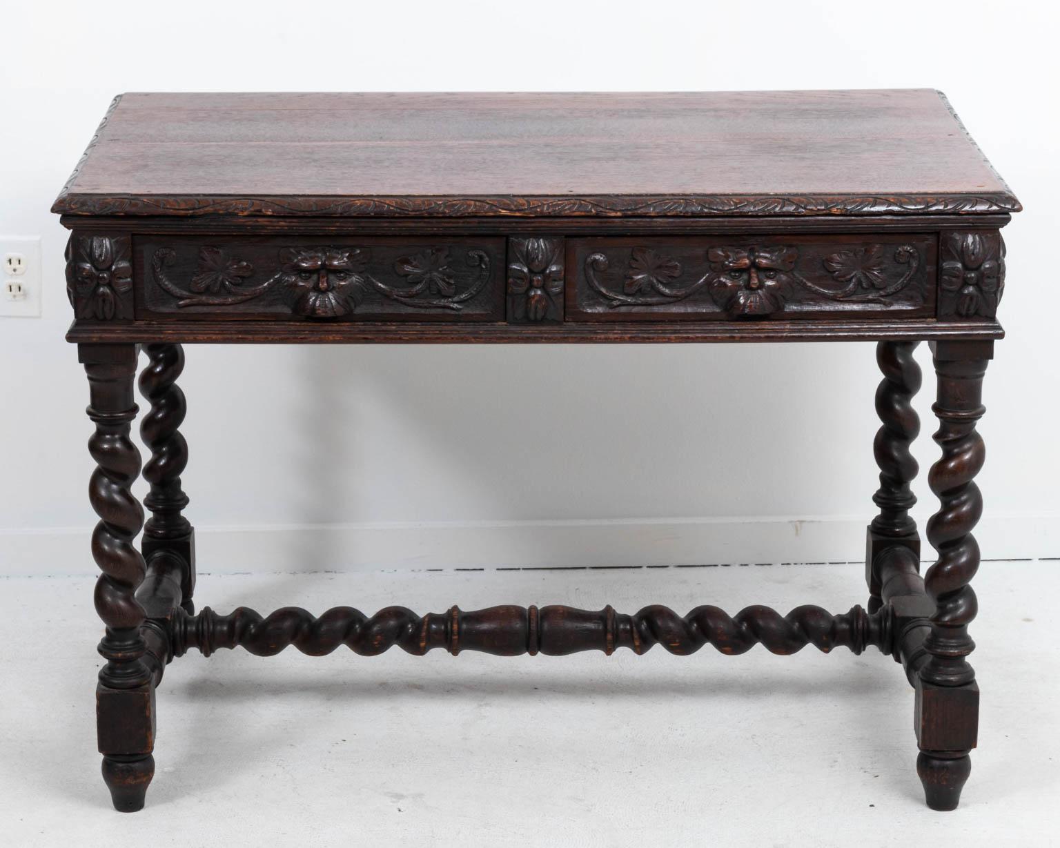 Carved Oakwood Table 4