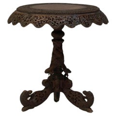 Carved Occasional Table