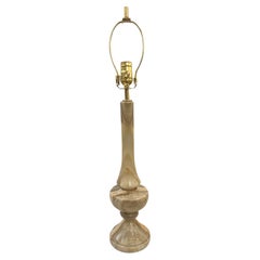 Vintage Carved Onyx Table Lamp
