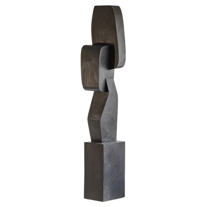 Biomorphic Carved Wood Sculpture in the style of Isamu Noguchi, Unseen Force 23 For Sale