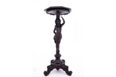 Carved pedestal, France, ca. 1880.