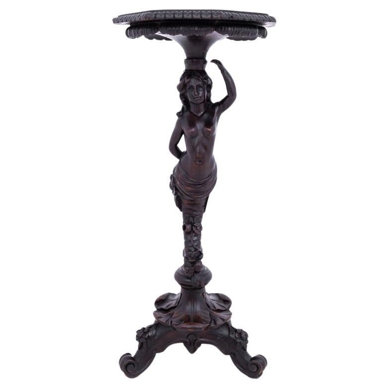 Carved pedestal, France, ca. 1880. For Sale