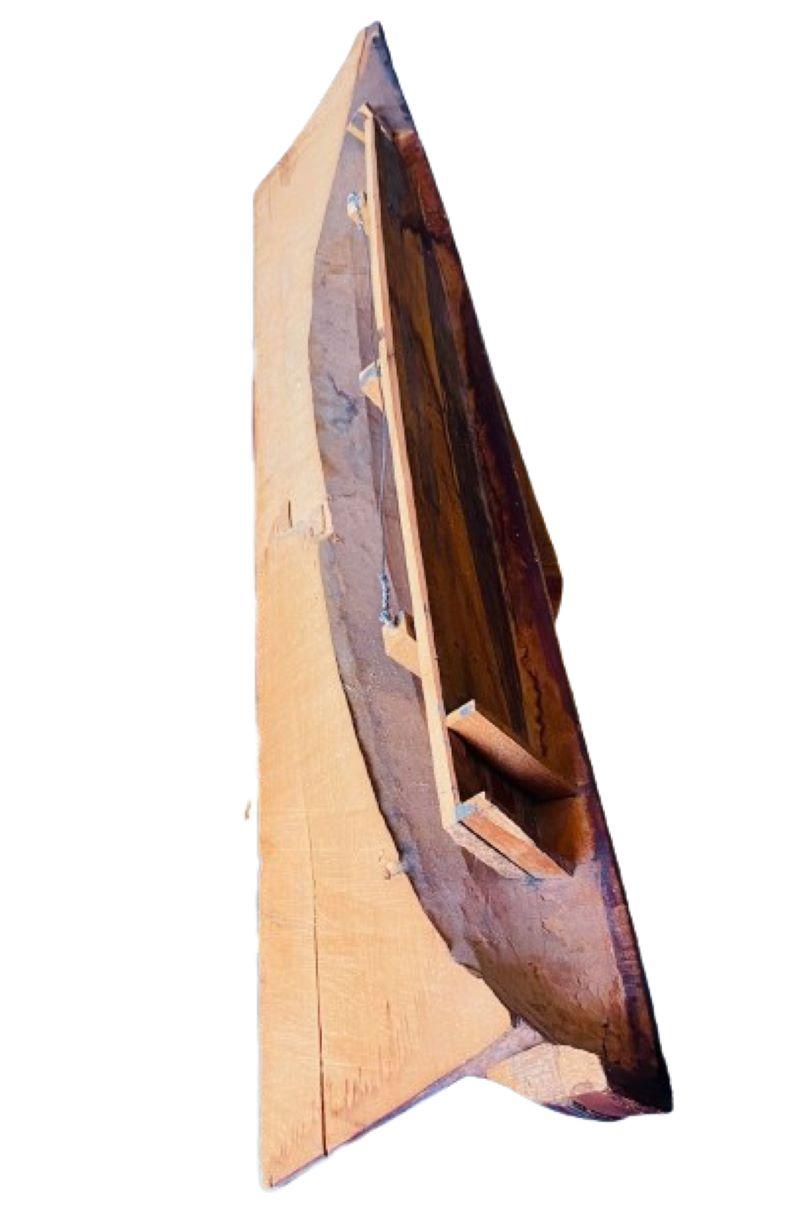 20th Century Carved Pine Half Hull Model of a Coasting Schooner For Sale
