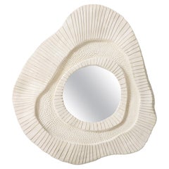 Carved Plaster Mirror