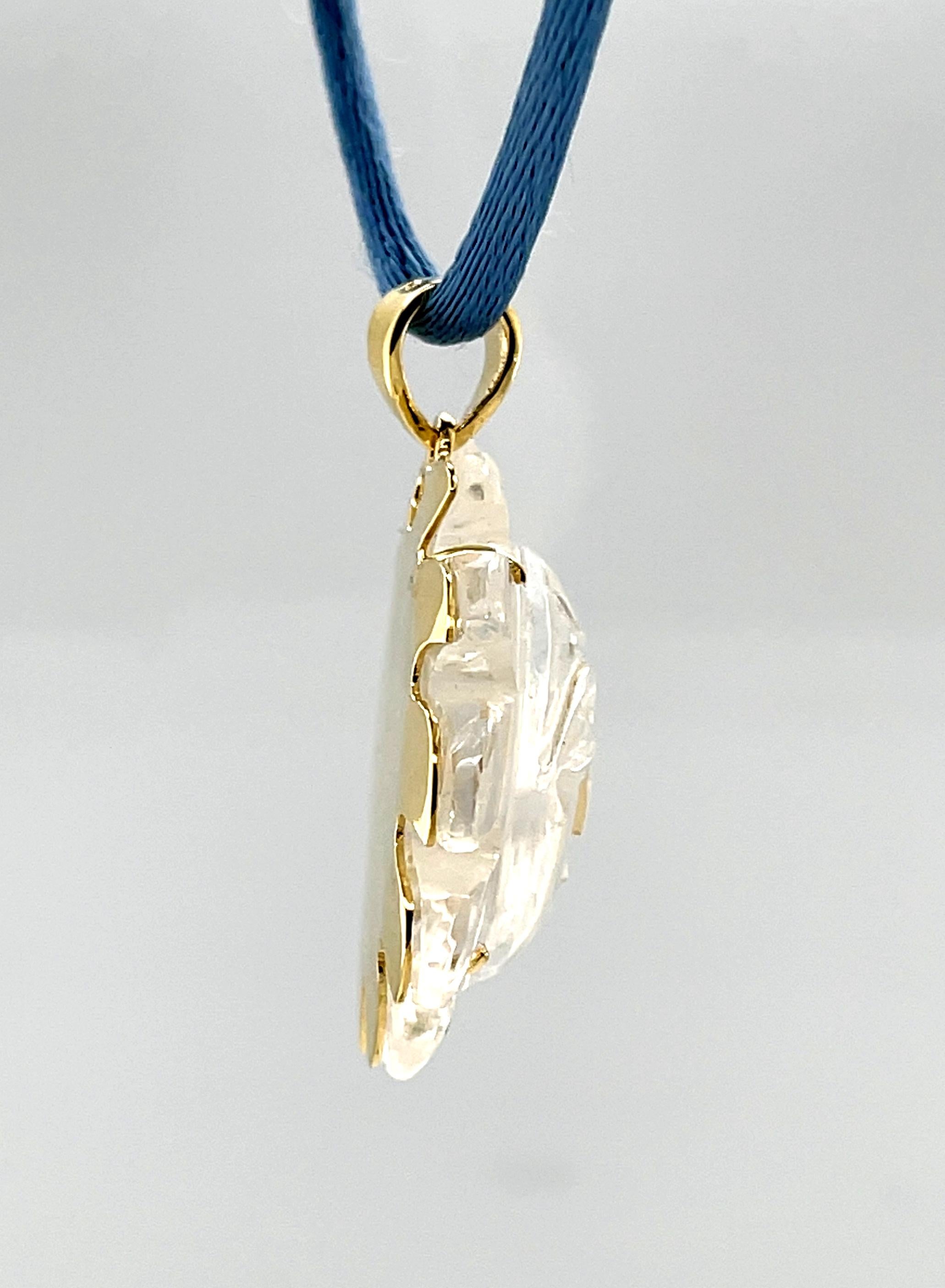 Artisan Carved Rock Crystal 