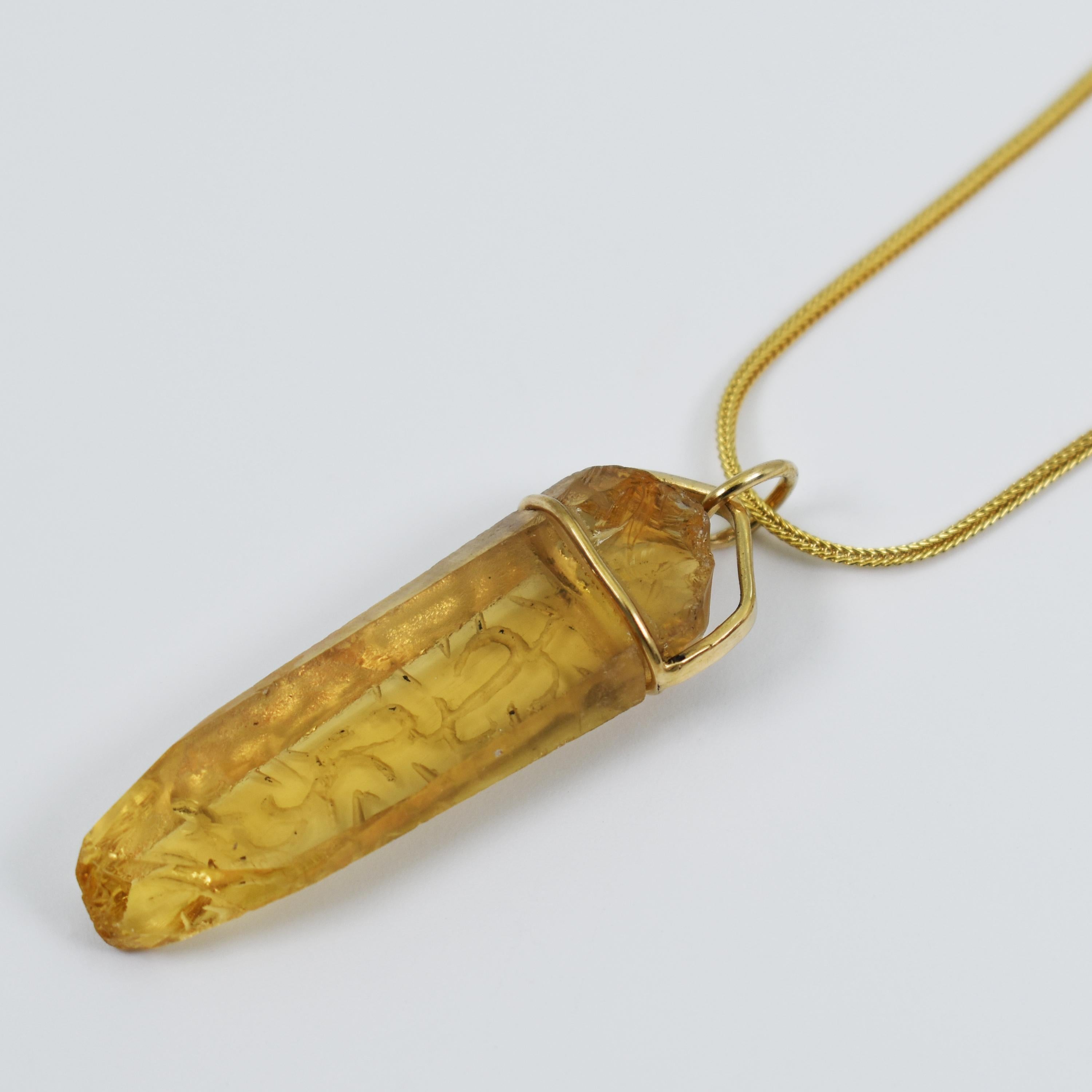 imperial topaz necklace