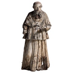 Antique Carved Saint