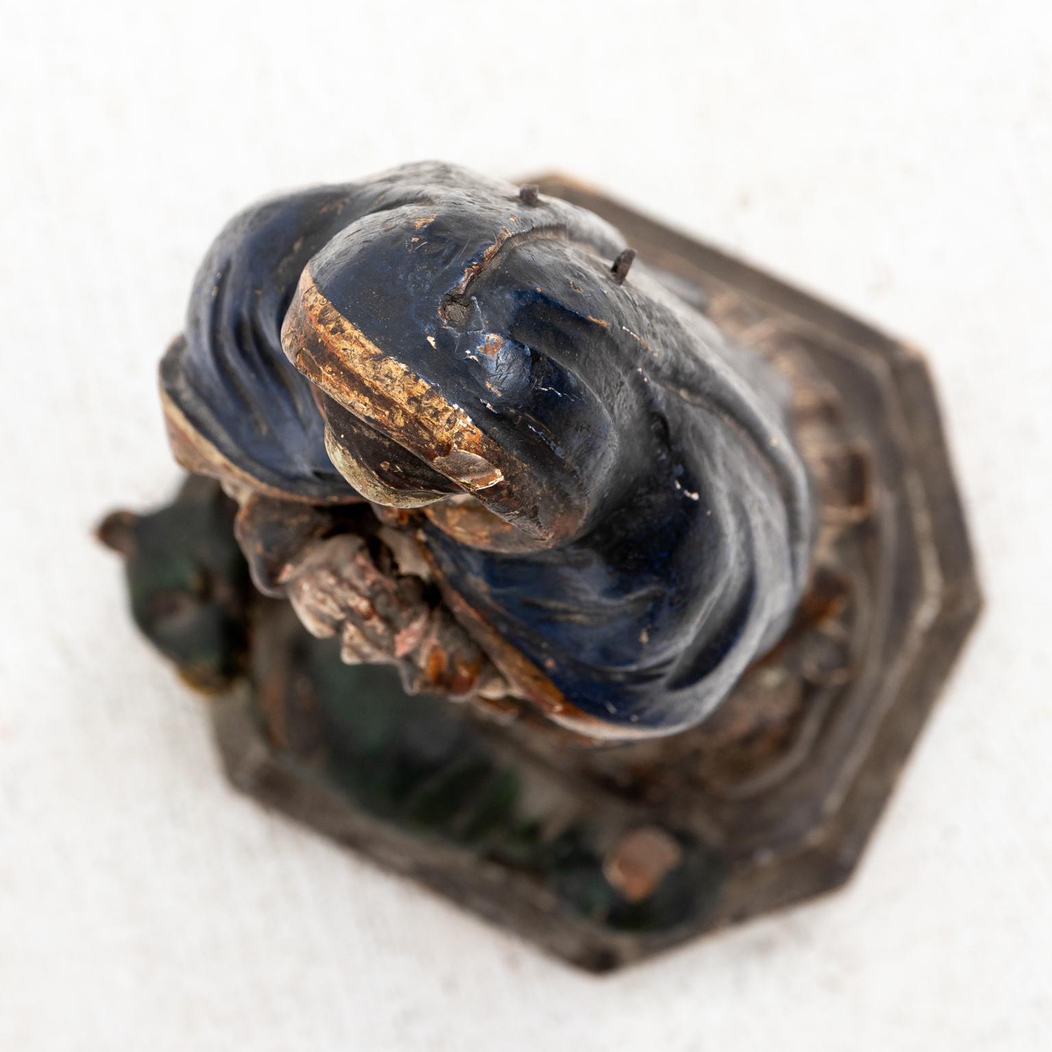 Carved Saint Margaret of Antioch Statue For Sale at 1stDibs | st ...