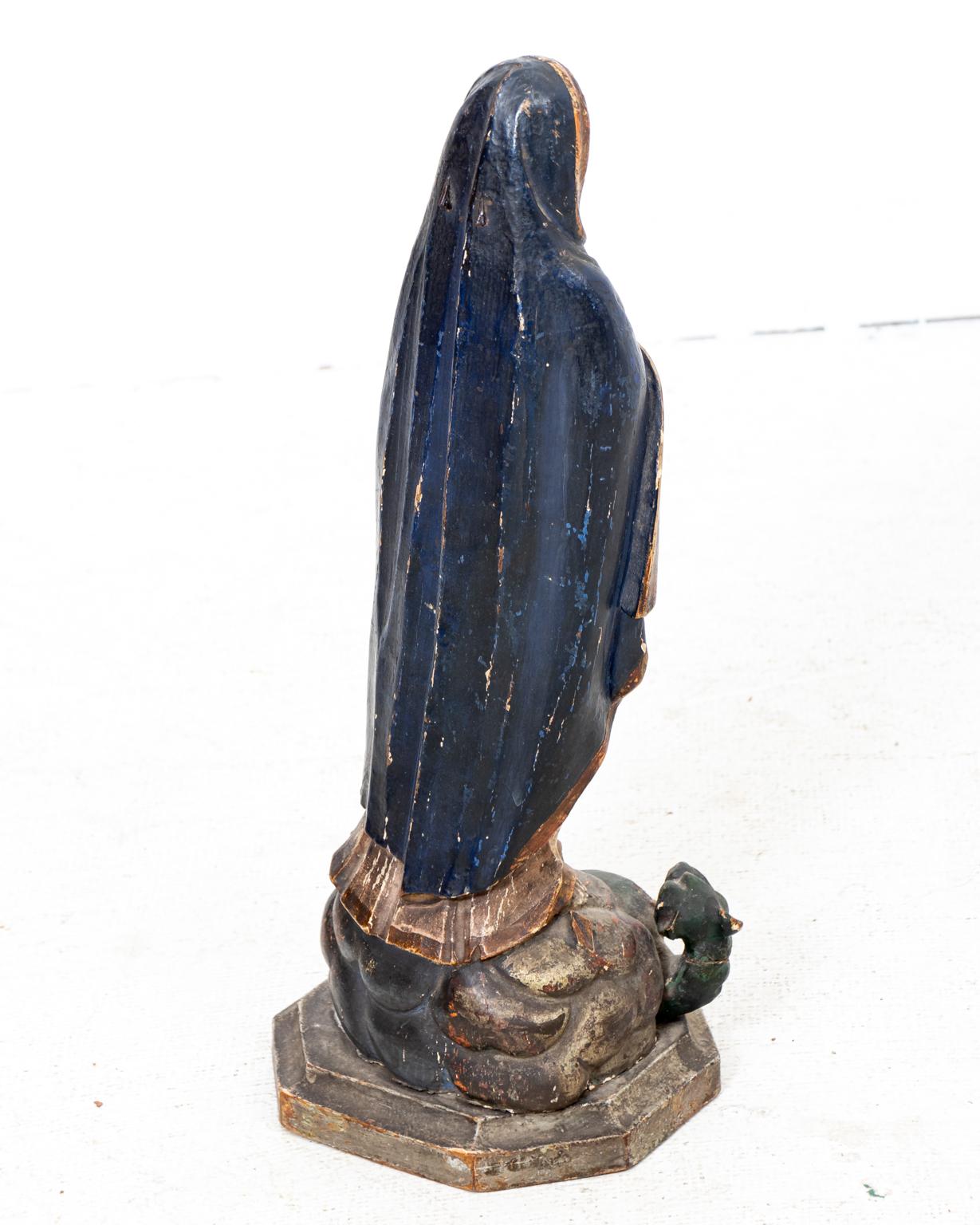 Carved Saint Margaret of Antioch Statue For Sale at 1stDibs | st ...