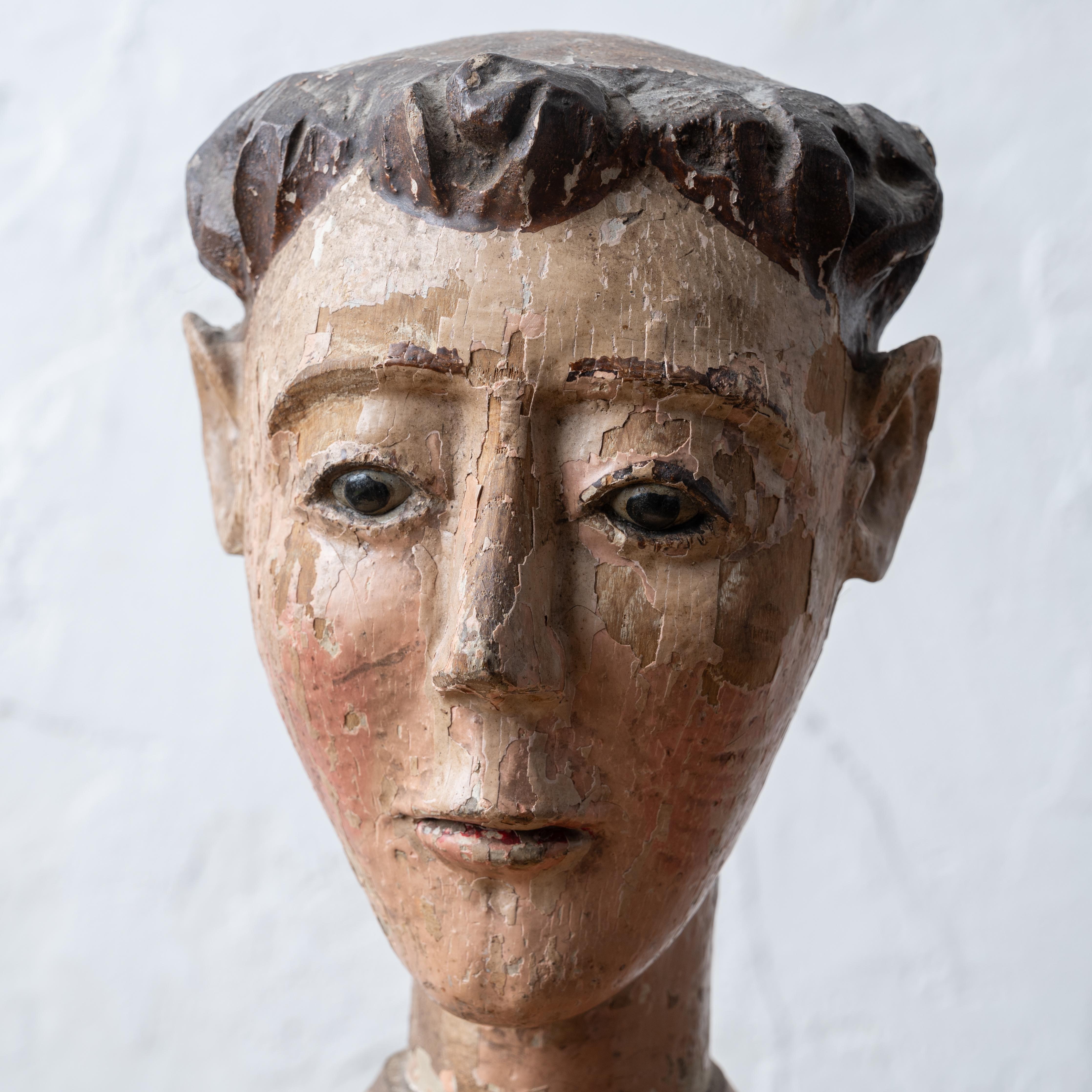 Santos tallados, siglo XVIII en venta 4